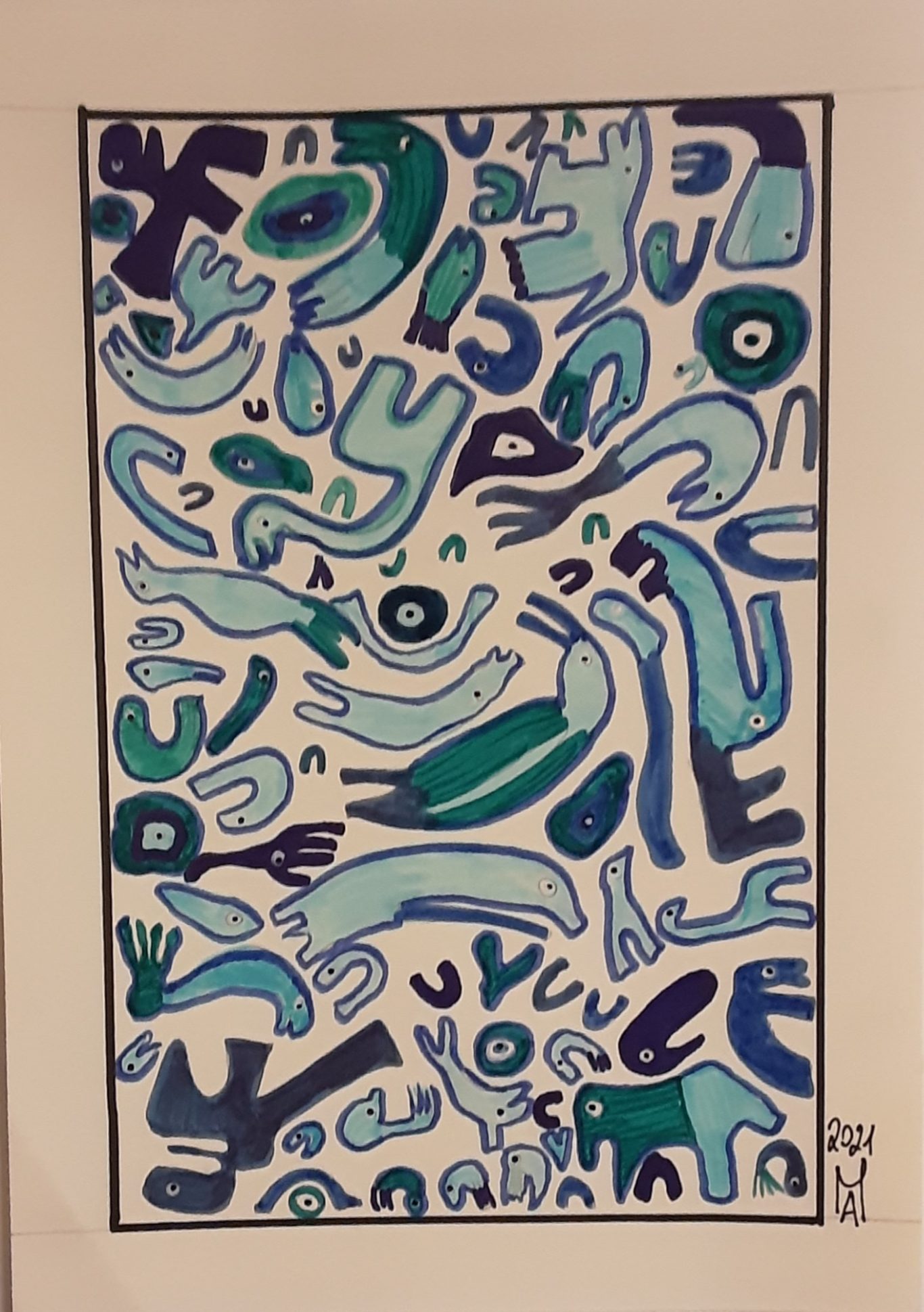 Blau wie der hoffnung