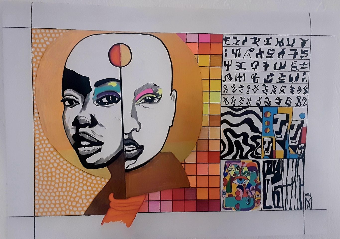 Begegnung Asien und Africa