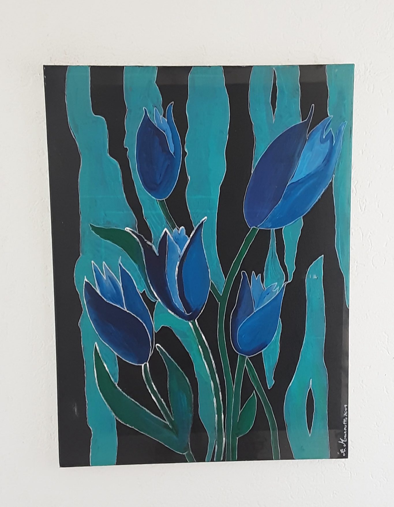 Blaue Tulpen