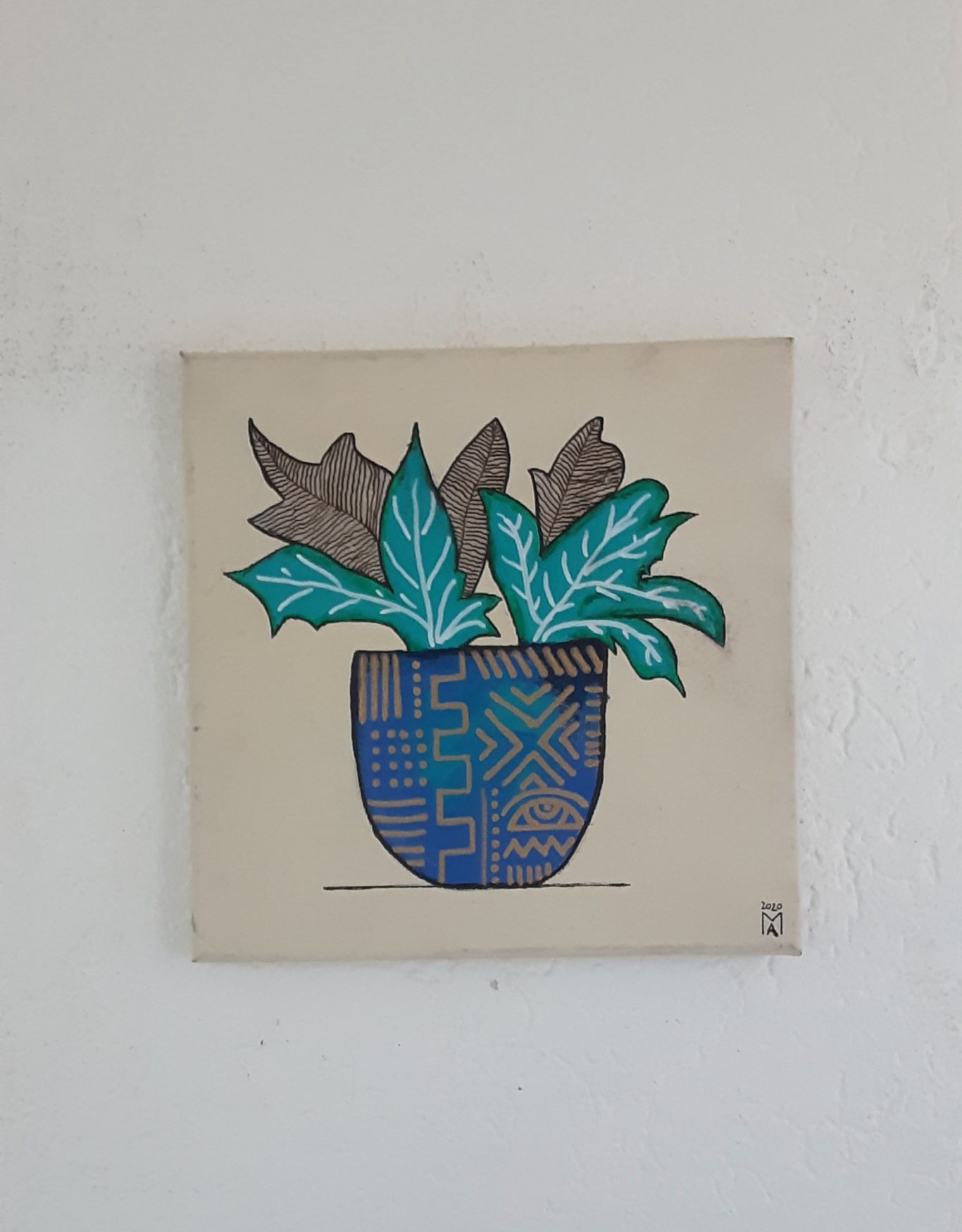 Die dekorative pflanze