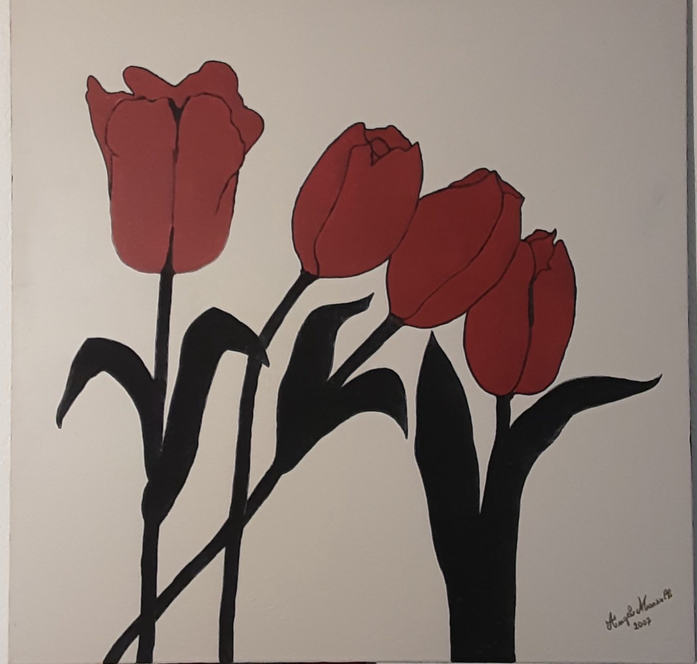 Rote Tulpen